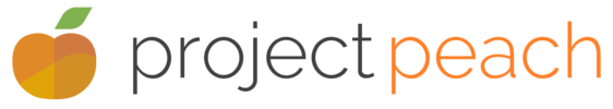 project peach footer logo