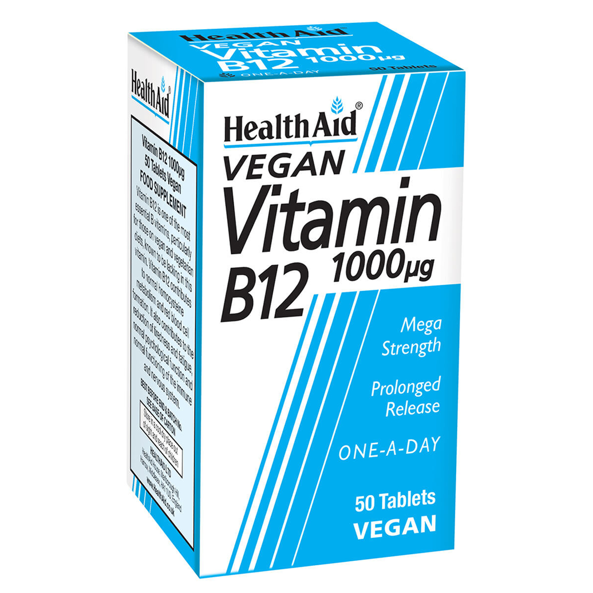 Vitamin B12 (Cyanocobalamin) 1000μg - Prolonged Release - 50 Tablets