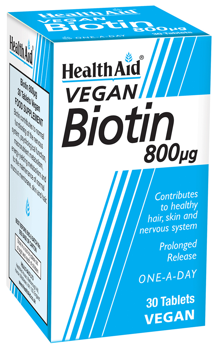 Biotin 800μg - 30 Tablets