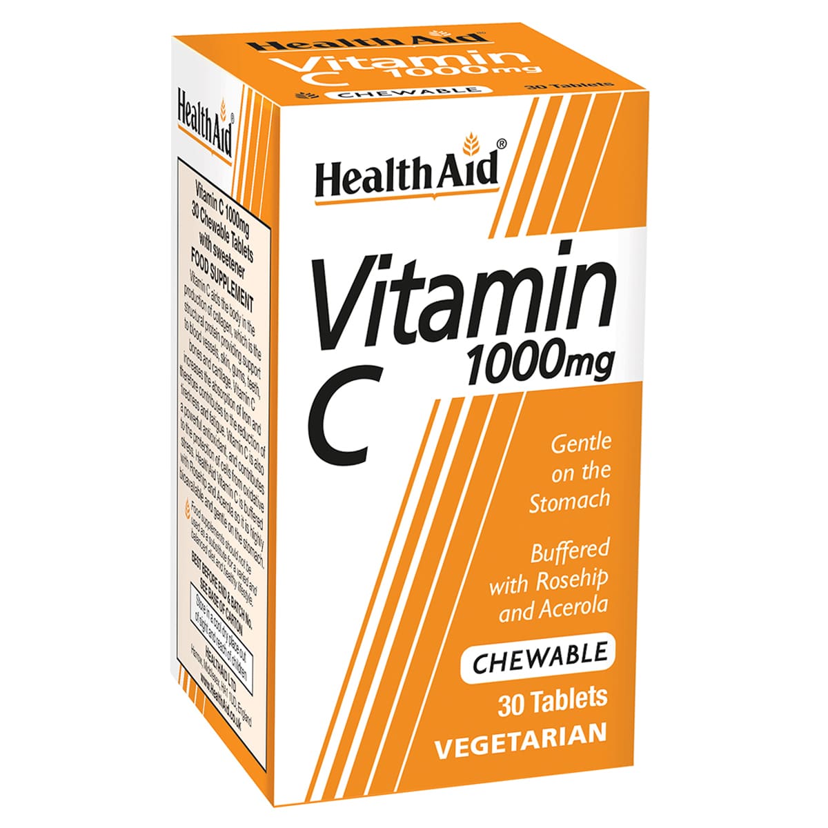 Vitamin C 1000mg  - Chewable (Orange Flavour) - 30 Tablets