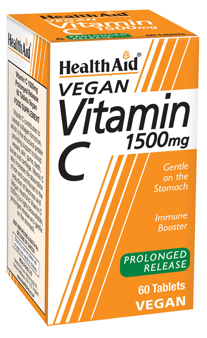 Vitamin C 1500mg - Prolonged Release - 60 Tablets