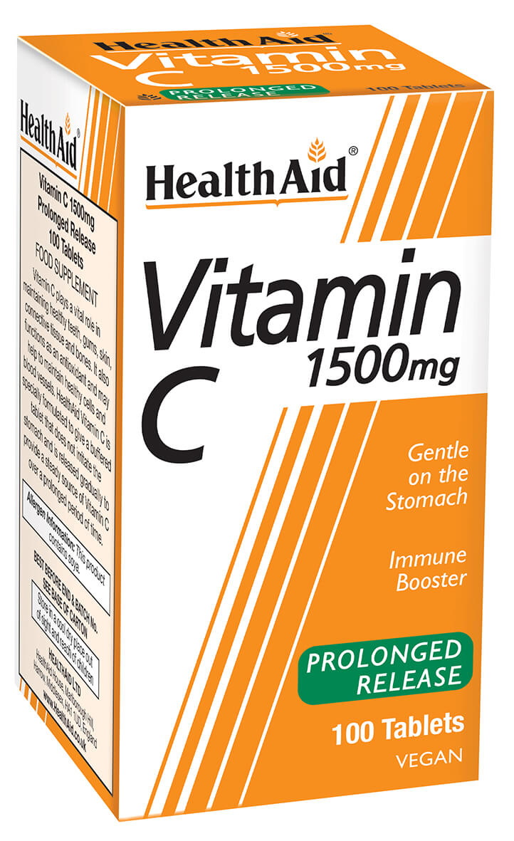 Vitamin C 1500mg - Prolonged Release - 100 Tablets