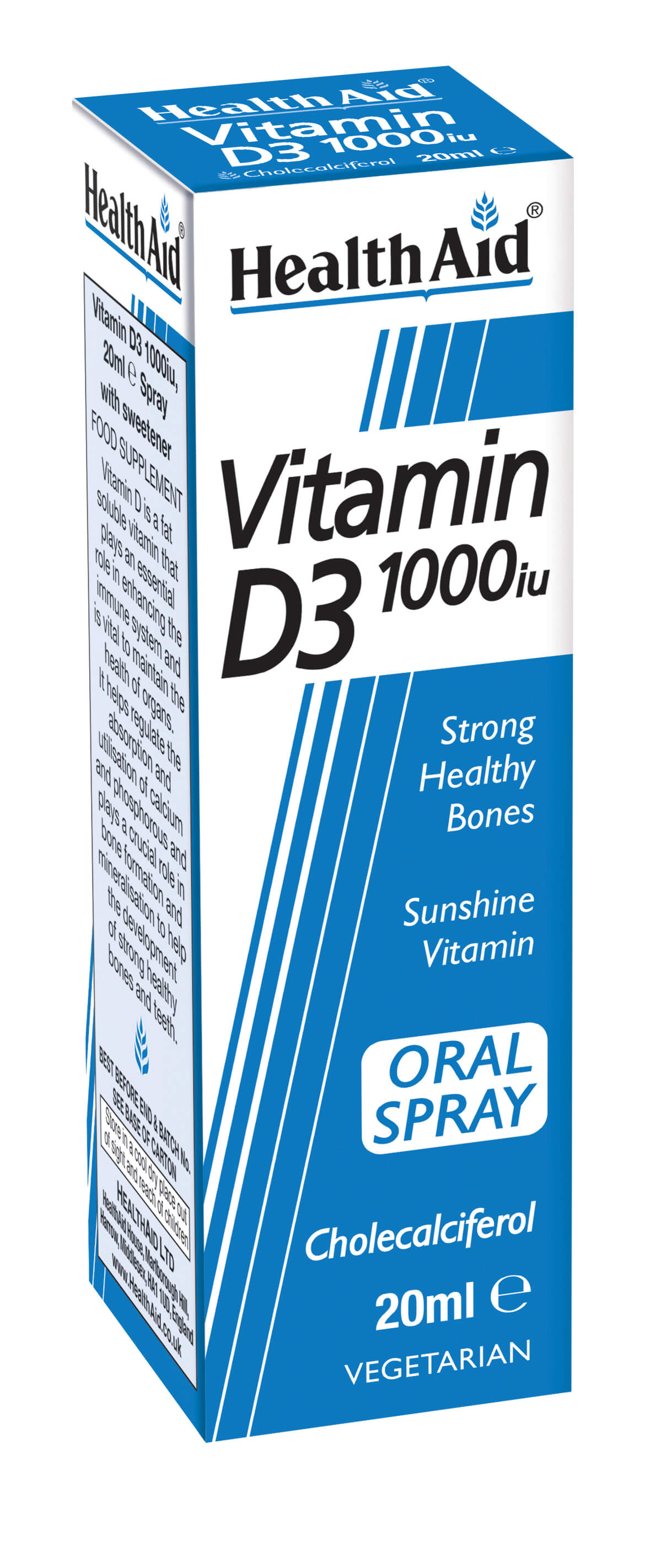 Vitamin D3 1000iu New - 20ml Spray