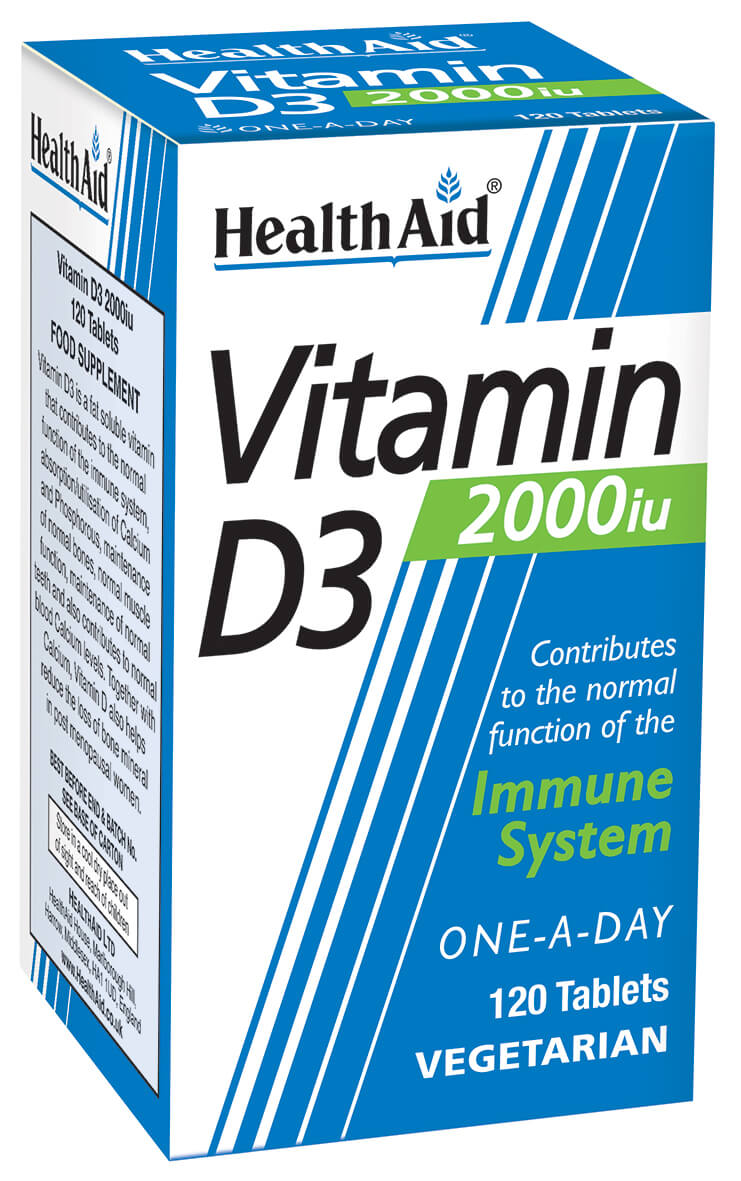 Vitamin D3 2000iu  New - 120's Tablets