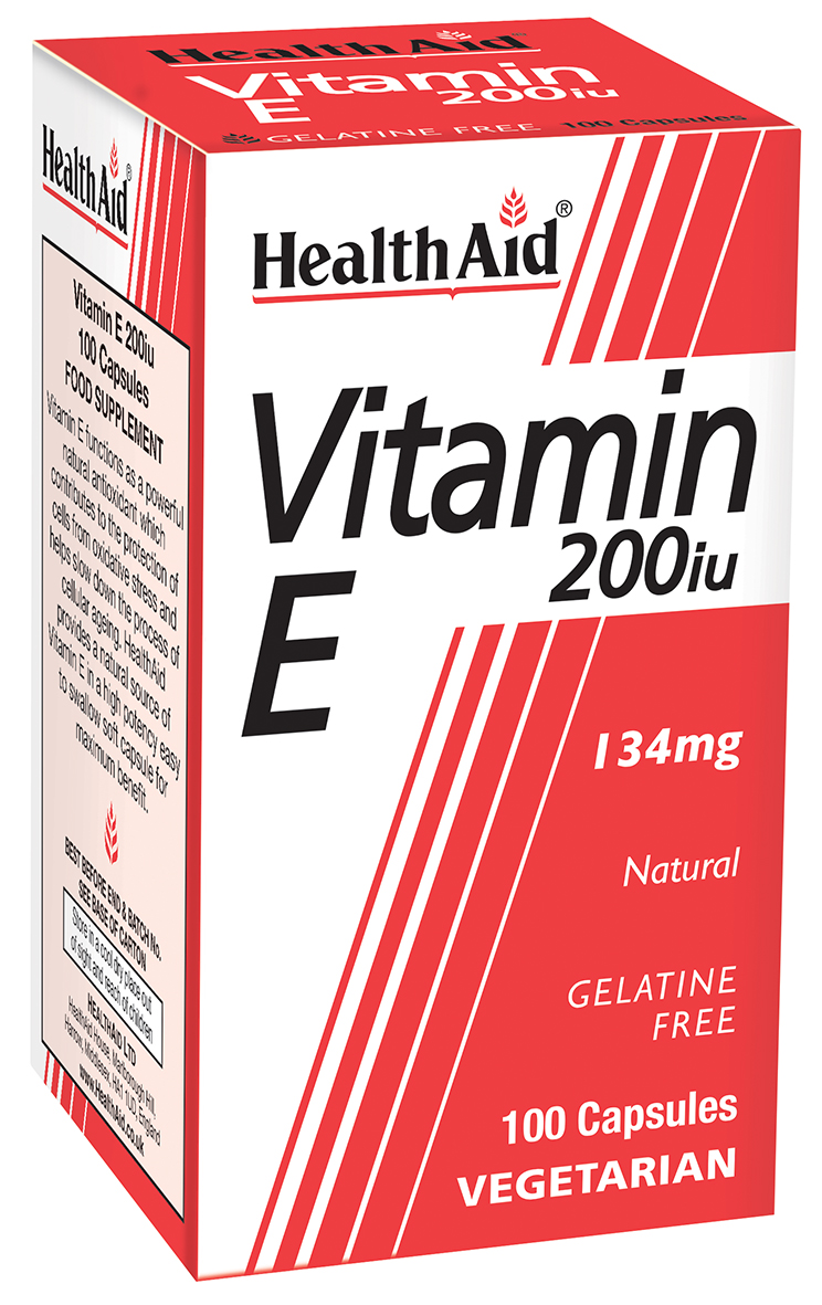 Vitamin E 200iu Natural - 100 Vegicaps