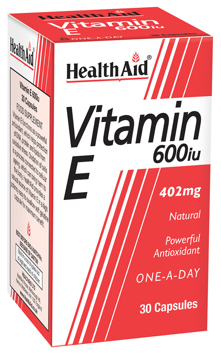 Vitamin E 600iu Natural - 30 Capsules