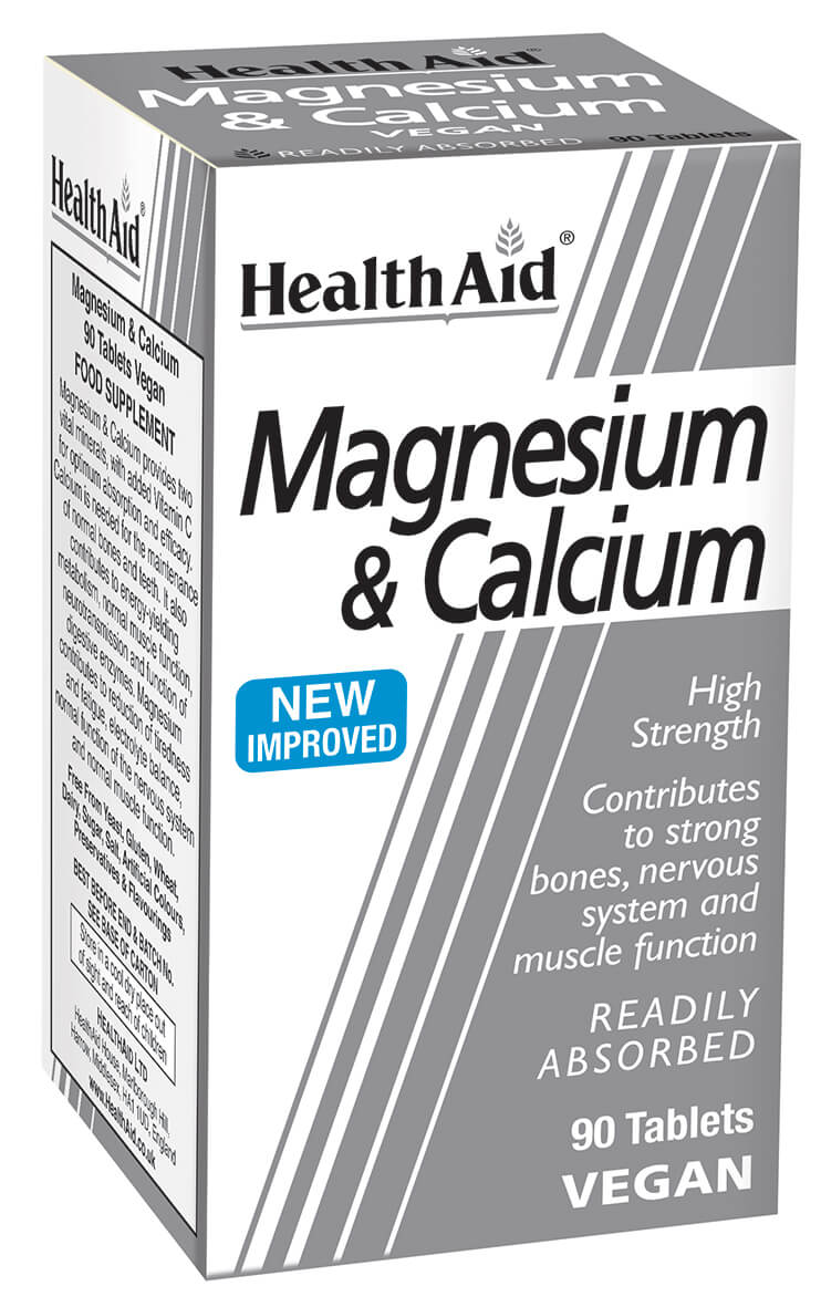 Magnesium & Calcium - 90 Tablets