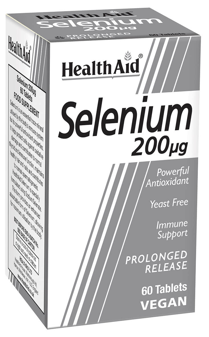 Selenium 200ug - Prolonged Release - 60 Tablets