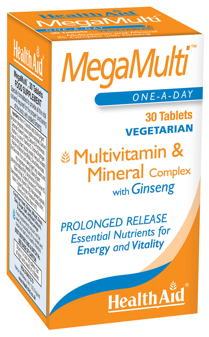 Mega-Multi's (with Ginseng) - 30 Tablets