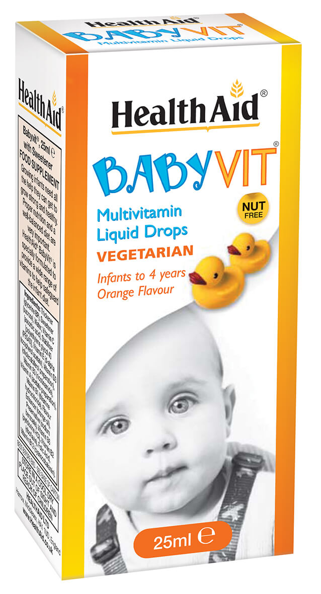 Baby Vit™  - Orange Flavour (Ages 0 to 4 Years) - 25ml Drops