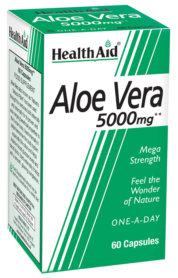 Aloe Vera 5000mg - 60 Capsules