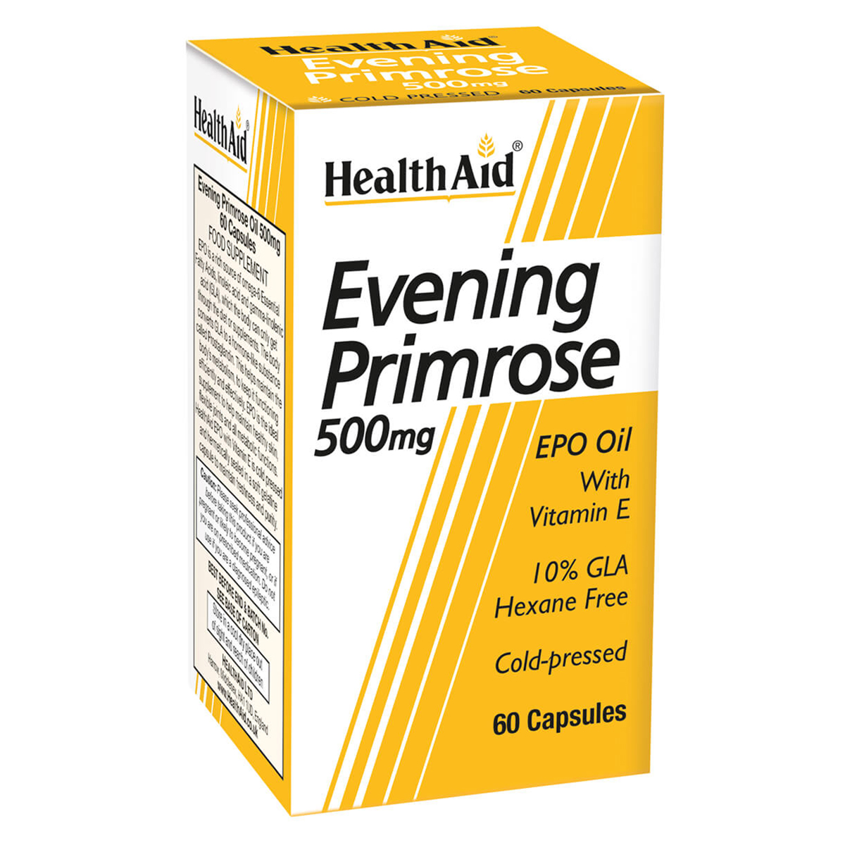 Evening Primrose Oil 500mg + Vitamin E - 60 Capsules