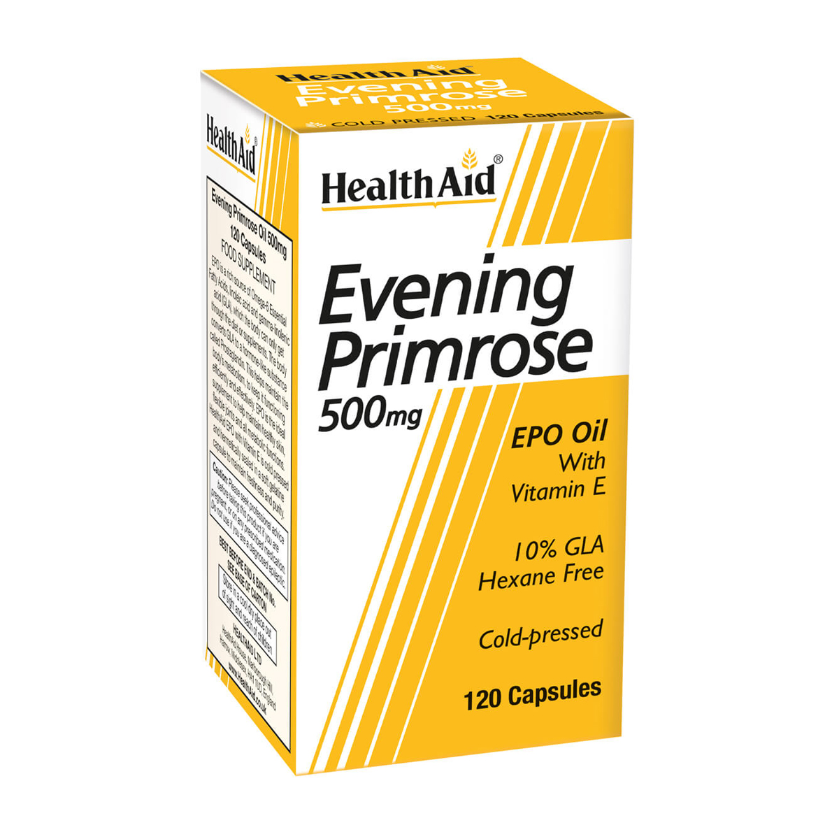 Evening Primrose Oil 500mg + Vitamin E - 120 Capsules