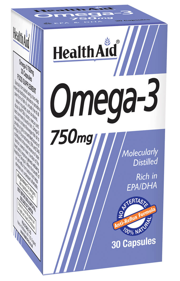 Omega 3 750mg (EPA 425mg, DHA 325mg) - 30 Capsules