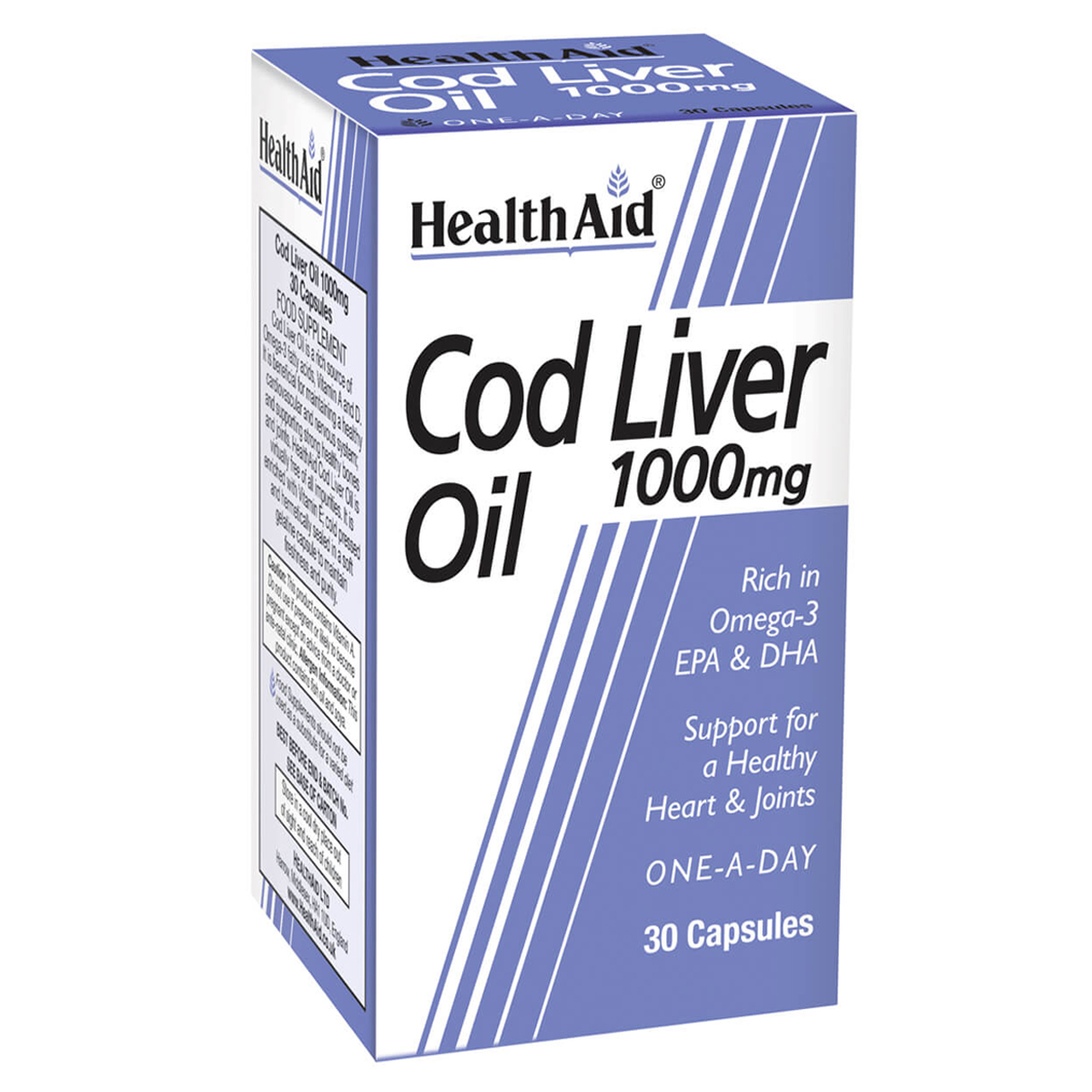 Cod Liver Oil 1000mg - 30 Vegicaps