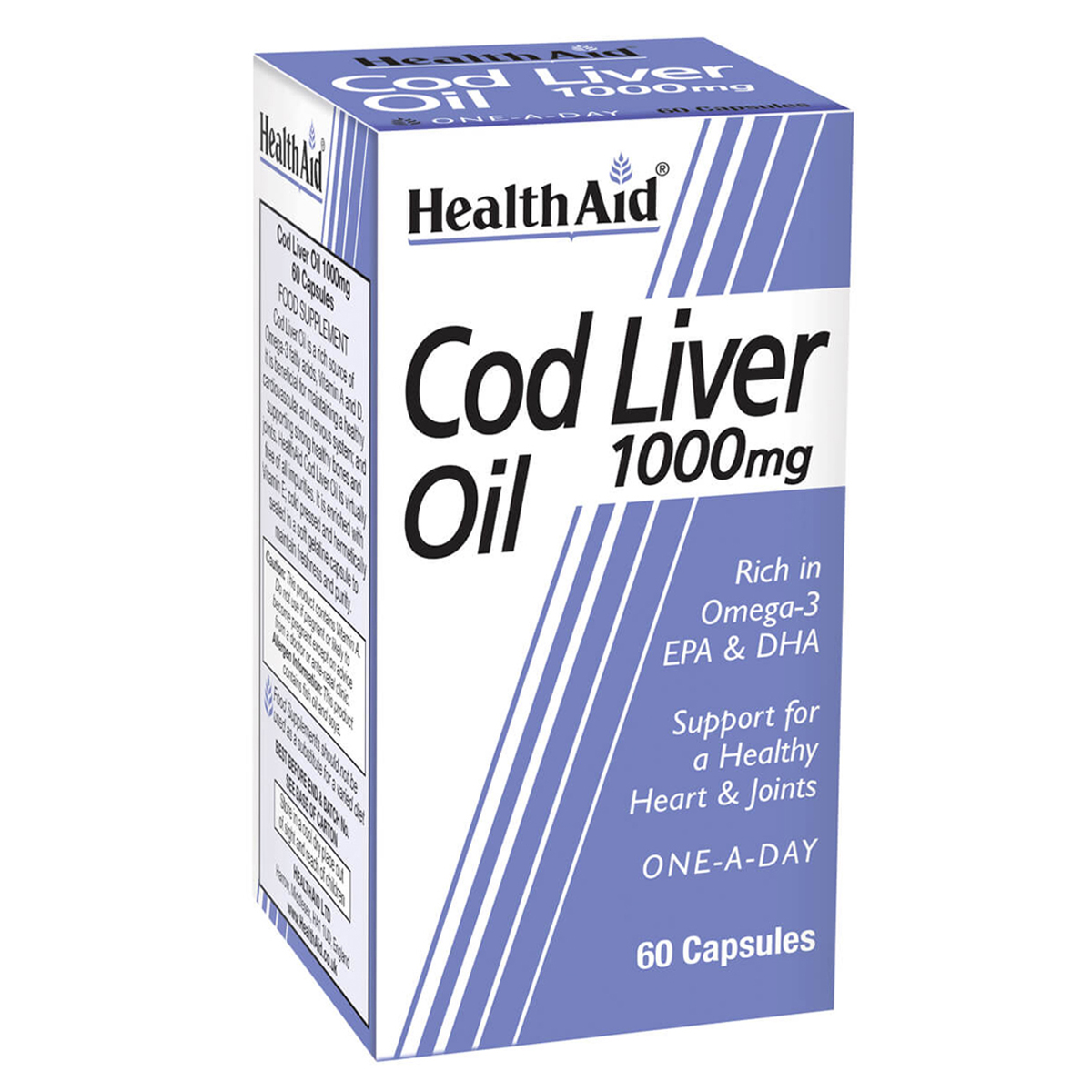 Cod Liver Oil 1000mg - 60 Vegicaps