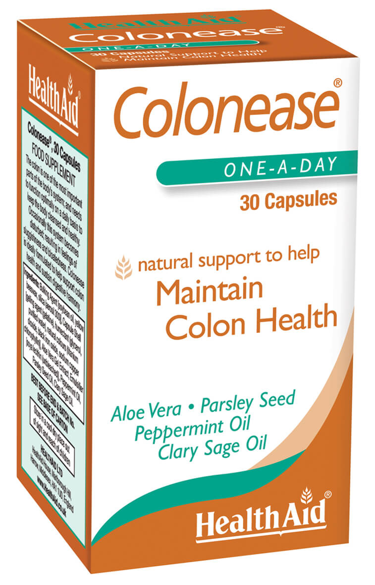 Colonease® (Peppermint & Aloe Vera Plus) - 30 Capsules