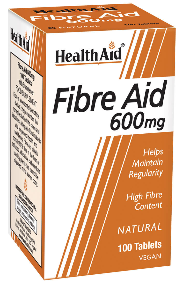 Fibre Aid 600mg (95% Fibre) - 100 Tablets