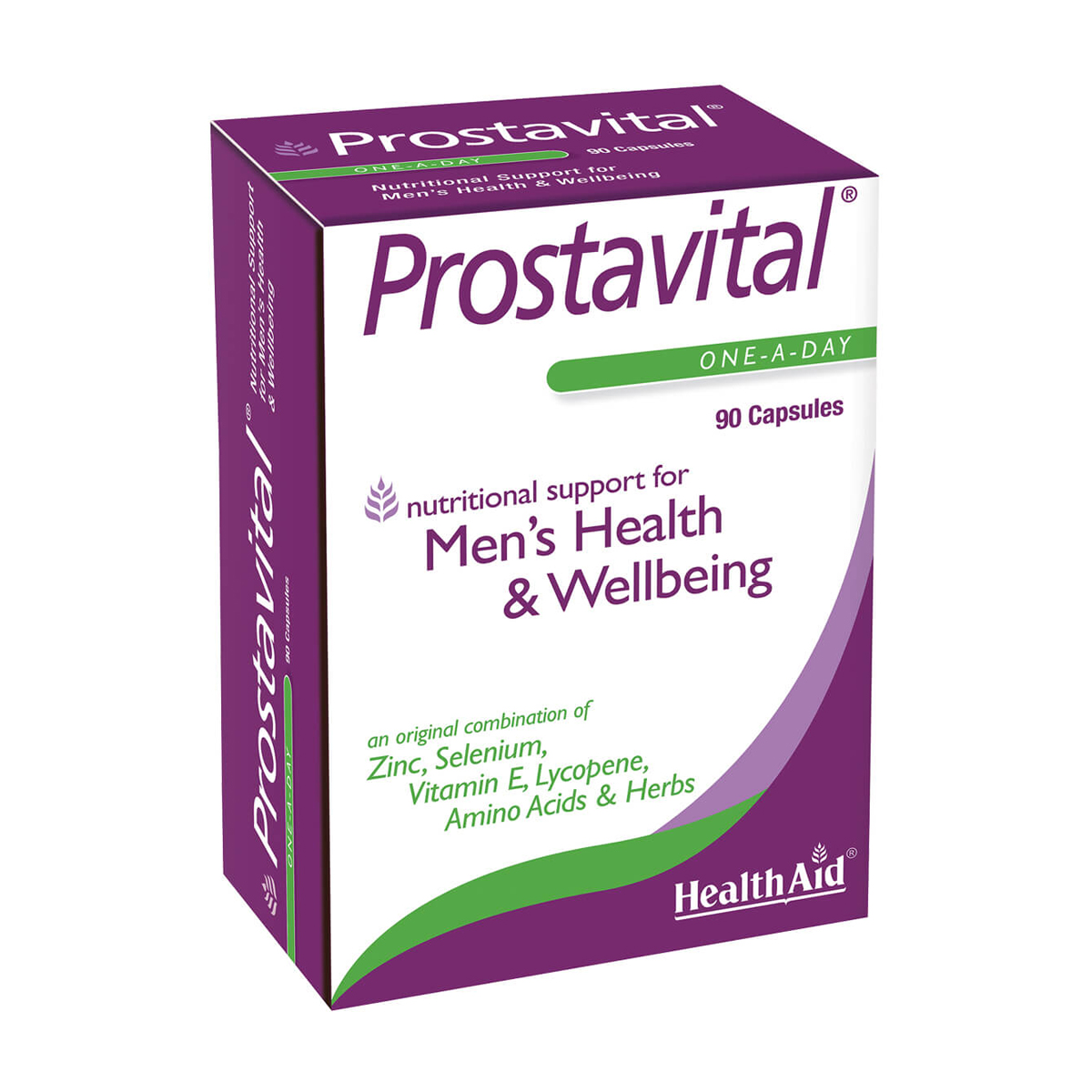 Prostavital® ( Zinc, Selenium,Vit E, Lycopene, Vit C, Vit B6,++) - 90's Capsules